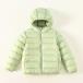 * зеленый * 150CM * пуховик Kids осень-зима упаковочный пакет имеется secoat220902 пуховик Kids длинный рукав упаковочный пакет имеется одноцветный с капюшоном .