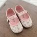 * розовый * 18(17.5cm) * Kids сменная обувь цветок вельвет сменная обувь Kids Kids обувь .... салон надеть обувь закрытый обувь .... сверху обувь 