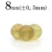 1������ �V�R�� �S�[���f���A�p�^�C�g �ۃr�[�Y 8mm t1187