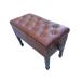 Genuine Leather Adjustable Duet Size Artist Piano Bench Stool in  ¹͢