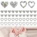 Thinp 40 Pieces Heart Charms for Nails, Heart Nail Charms Nail R ¹͢