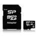  силикон энергия microSD карта 64GB class10 UHS-1 соответствует максимальный считывание 85MB/s адаптор есть . черный SP064GBSTXBU1V10SP