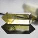  citrine Point double Point raw ore mineral ornament yellow crystal cluster stone Power Stone 