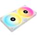 CORSAIR iCUE LINK QX140 RGB стартер комплект White 140mm PWM RGB PC кейс вентилятор ( вентилятор 2 шт,iC