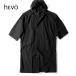 HEVO /i-vo высокая плотность водоотталкивающий шайба нейлон f- dead пальто (ERCHIE) ( черный )