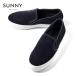 PELLICO SUNNY / Perry ko Sunny замша кожа туфли без застежки спортивные туфли (M001 SUEDE) ( верхний : темно-синий подошва : белый )