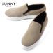 PELLICO SUNNY / Perry ko Sunny замша кожа туфли без застежки спортивные туфли (M001 VELVEX) ( верхний : серый ju подошва : белый )