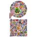 �u���X�^ �X�e�b�J�[ 55���Z�b�g Brawl Stars �u���E���X�^�[�Y PVC �h�� �V�[�� ��� �Q�[�� �o�g�������C���� �m�b�N�A�E�g �֘A�摜3