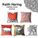  Keith he ring pillowcase 45×45cm all 5 kind Keith Haring pop art interior miscellaneous goods sofa bed 