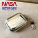 NASA AirPods Pro no. 3 поколение AirPods no. 4 поколение кейс металлик воздушный pozAirPods4 покрытие космос 