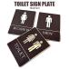 �g�C�� �T�C���v���[�g 15cm�~21cm TOILET �W�� DIY �\�� �Ŕ� �h�A�v���[�g �T�C���{�[�h �T�C���v���[�g �o�[ ���X�g���� �z�e��