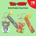  Tom . Jerry solid mascot key holder 2 piece set with strap . key ring TOM &amp; JERRY