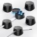 Maveek 6�Z�b�g �v�V 360����]�c�C�X�g���b�N ���C�� �P�[�u���z���_�[ �P�[�u���N���b�v �Ў葀��\ �\��t�� ���͔S�� �z����