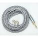 JSHiFi-WarriorQDC3.5mmli кабель 16 сердцевина серебряный металлизированный кабель 3.5mm слуховай аппарат выше комплектация кабель QDC наушники замена 