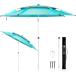  зонт рыбалка способ . сильный рыбалка для зонт пляжный зонт одним движением . регулировка угла .. кодирование 2025 новейший затемнение UV cut водонепроницаемый перевозка 