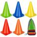 Jessfar цветные конусы 15 шт. комплект 8cm / 18cm / 23cm футбол кукуруза Mini мягкий PE производства долговечность превосходит Mini кукуруза 