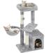 Yaheetech башня для кошки кошка tower маленький размер тонкий много голова .. кошка house домик для кошек кошка tower многофункциональный простой сборка .. класть переворачивание предотвращение 