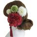 花 フラワー 髪飾り 5点セット 和装 結婚式 ウェディング 成人式 卒業式 着物 袴に J's select (赤)格安セール 着物　振袖　格安レンタル