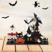  Halloween украшение модный вход Halloween party оборудование орнамент оборудование орнамент мелкие вещи из дерева закрытый украшение окно магазин подарок украшение 