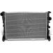 DNA Motoring OEM-RA-13358 1-Row Aluminum Core Radiator Compatible with 08-15 C63 AMG / 12-14 CLS63 AMG 25-3/16inch W X 16-7/16inch H X 1-1/4inch D