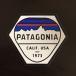 [pa-20]patagonia Patagonia стикер белый fitz roy hex