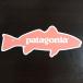 [pa-31]patagonia Patagonia стикер RED DRUM розовый 