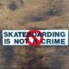 [ST-1051]SANTA CRUZ Skateboarding sticker солнечный ta круиз скейтборд стикер SKATEBOARDING IS NOT A CRIME