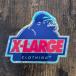 [st-1151]XLARGE XLarge sticker стикер тент грамм темно-синий 