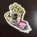 [ST-241]Santa Cruz Skateboards солнечный ta круиз скейтборд стикер Screming Hand Pastel