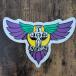 [ST-251]Dogtown Skateboard собака Town STICKER скейтборд стикер Wings Die Cut Purple 10.3cm