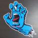 [ST-51]Santa Cruz Skateboards солнечный ta круиз скейтборд стикер blue Screaming Hand big