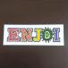 [ST-576]Enjoi Skateboard темно-красный .i скейтборд sticker стикер What's The Deal