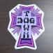 [ST-712]Dogtown Skateboard собака Town STICKER скейтборд стикер Purple Cross