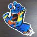 [ST-722]Santa Cruz Skateboard sticker солнечный ta круиз скейтборд стикер Primary Hand