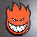 [ST-784]Spitfire Wheels Skateboard stickerspito fire скейтборд стикер Bighead Fireball Red 15.5×11