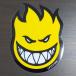 [ST-787]Spitfire Wheels Skateboard stickerspito fire скейтборд стикер Bighead Fireball Yellow 15.5×11