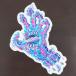 [ST-991]Santa Cruz Skateboard солнечный ta круиз скейтборд sticker стикер Crystal Hand