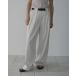  Anne n-kanuke отправка в тот же день Twill Loose Pants 62610708tsui Leroux z брюки брюки широкий брюки 