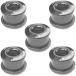 RocRide Single Chainring Bolts in Aluminum or Steel. Pack of 5.BluckALU