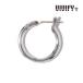 VIVIFY �r�r�t�@�C �s�A�X �����Y k18gold post Hoop pierce (2.5mm body) (L) �V���o�[925 k18gold �t�[�v�s�A�X VFP-282 ����
