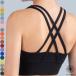  йога одежда tops cup имеется йога bla верх топ женский модный симпатичный задний дизайн hot йога 575 twin Cross bla верх 