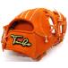  бейсбол перчатка First Take First Take для игрока внутреннего поля REAL FORM произведена отделка TM-66 orange orange шнур правый для метания 
