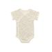 [a pre re cool ] baby short sleeves rib * waffle Greco underwear 