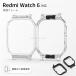 Redmi Watch 6 �Ή� �J���ی�t���[�� �V���I�~ Redmi Watch 6 �����P�[�X ���b�h�~�[ �E�H�b�`6 �P�[�X �X�}�[�g�E�H�b�` �����f�� RedmiWatch6 �ی�J�o�[ 2