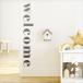 �E�H�[���X�e�b�J�[ �]�ʎ� �͂����� �ywelcome�z �� �V�[�� �X�e�b�J�[ �ǎ� �傫�� ������� ���� �p�� ���m�g�[�� �� �u���b�N ��l���ۂ� �󒍐��Y