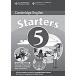 Cambridge Young Learners English Tests Starters 5 Answer Booklet : Examination Papers from the University of Cambridge ESOL Examinations (Pa