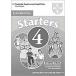 Cambridge Young Learners English Tests Starters 4 Answer Booklet : Examination Papers from the University of Cambridge ESOL Examinations (Pa