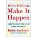 Write It Down Make It Happen: Knowing What You Want and Getting It (Paperback)