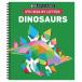 Brain Games - Sticker by Letter: Dinosaurs (Sticker Puzzles - Kids Activity Book) [With Sticker(s)] (Spiral)