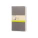 Moleskine Cahier Journal (Set of 3) Large Plain Pebble Grey Soft Cover (5 X 8.25) (Hardcover)